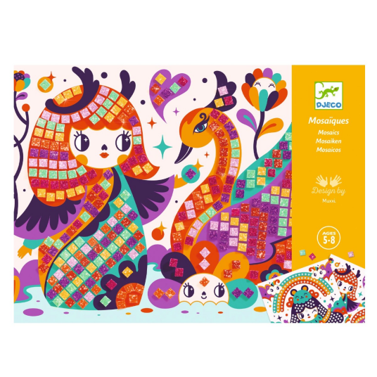 Djeco Mosaikklek Kokeshi