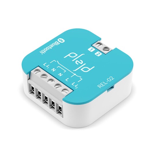 Plejd REL 02 Dobbelaktuator 3500 W 16 A IP20 Belysning Plejd REL 02 Dobbelaktuator 3500 W 16 A IP20 Belysning