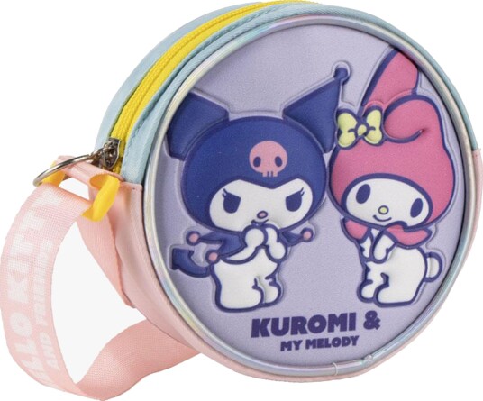 Hello Kitty & Friends Skulderveske Kuromi & My Melody