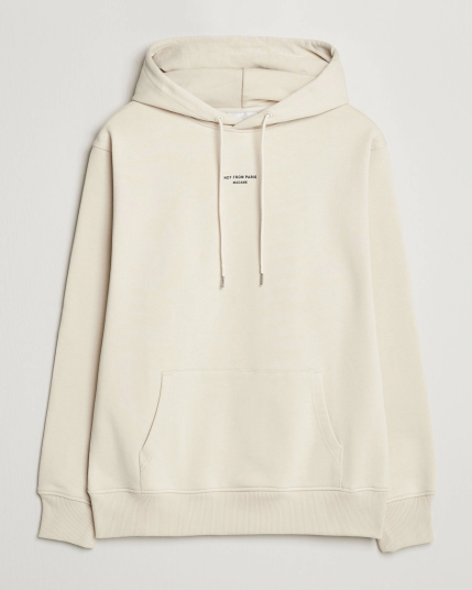Drôle de Monsieur Classic Slogan Hoodie Mastic