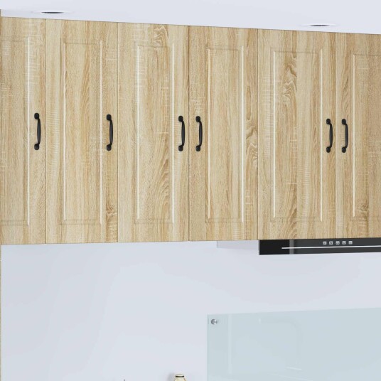  Kjøkkenskap 2 pcs Sonoma eik 30 x 31 x 80 cm Konstruert tre