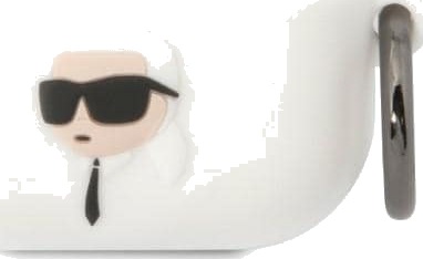 Karl Lagerfeld Beskyttelsesetui For Airpods Pro, Hvit Silikon