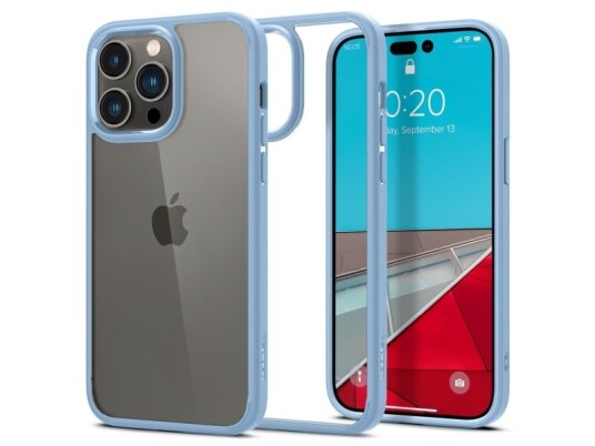 Spigen Acs04640, Etui, Apple, Iphone 14 Pro Max, 17 Cm (6.7"), Blå, Gjennomsiktig Spigen Acs04640, Etui, Apple, Iphone 14 Pro Max, 17 Cm (6.7"), Blå, Gjennomsiktig