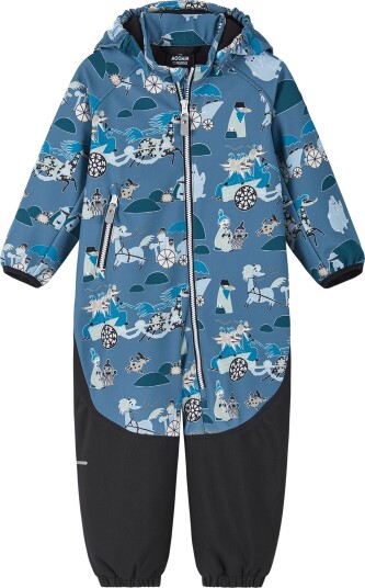 Reima Softshell Overall Moomin Mjosa Blue 104