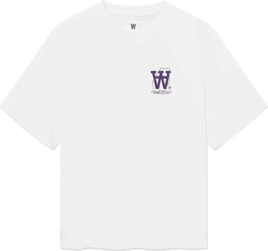 WOOD WOOD Wwliam Map Tee 25220 White XXL