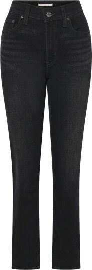Levi"s® 722 High Rise Slim Worn Midnig Black 31 x 33