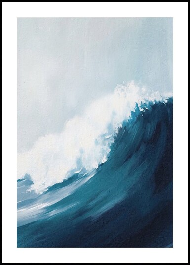Ocean Wave Plakat Plakat / 70x100cm
