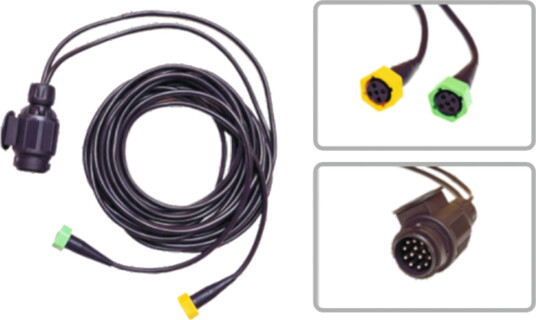 12V Tilhenger kabelsett 7 meter 13 polet 7m med kabel til markeringslys 12V Tilhenger kabelsett 7 meter 13 polet 7m med kabel til markeringslys