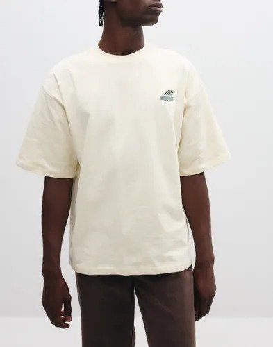 Woodbird Wbbeam Action Tee Kortermede t shirts Beige