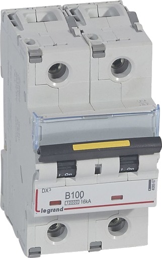 Legrand DX³ MCB automatsikring B63 2P 3M 10/16kA
