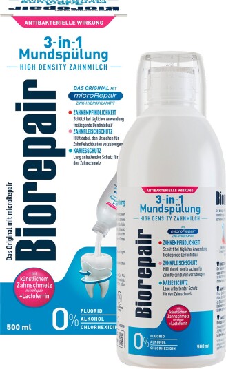 Biorepair Xinc Hydroxyapatit Munnskyll 3 in 1 High Density (500 ml)