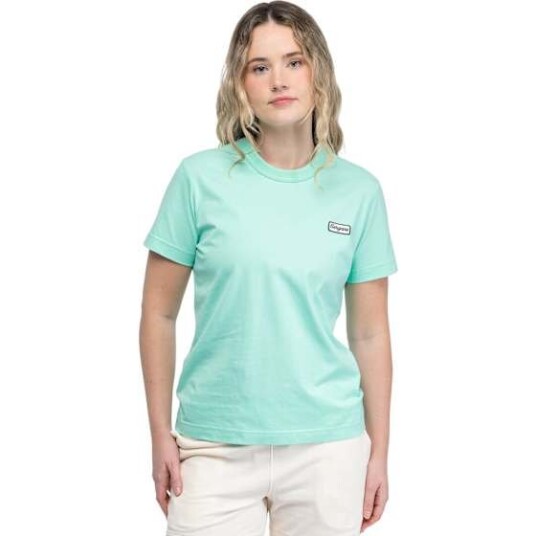 Bergans Logo Cotton Tee Women Cool Mint M M