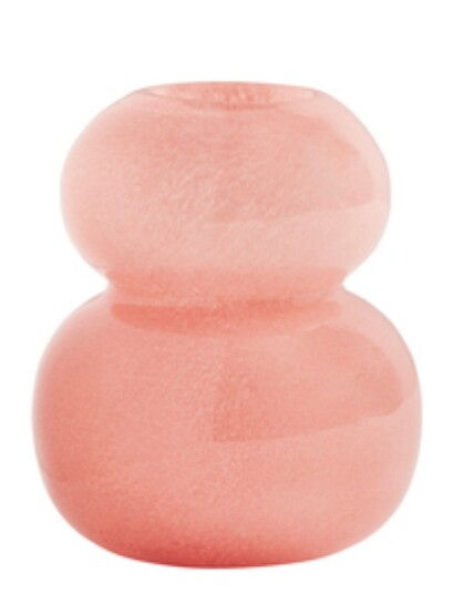 Oyoy Living Design Lasi Vase Extra Small Pink CORAL H12.5CM