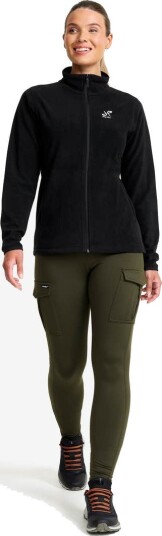 Revolutionrace Dame Overdeler Fleece & midlayers Hiker Cropped Half zip Fleece Dame Delicate Blue M