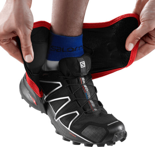 Salomon Trail Gaiters High Black M, Black