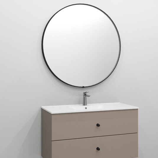 Alterna Umbra Rundt Speil 100cm / Svart Alterna Umbra Rundt Speil 100cm / Svart
