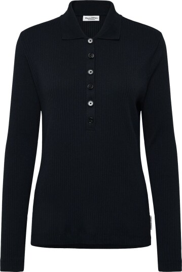 Marc O"Polo Jersey Poloshirts Longsleeve Navy M