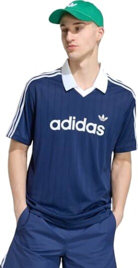 Adidas Originals Drop Needle Jersey Herre Night Indigo/White L