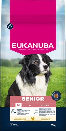 Eukanuba Senior Dog Medium Breed Tørrfôr til Seniorhund