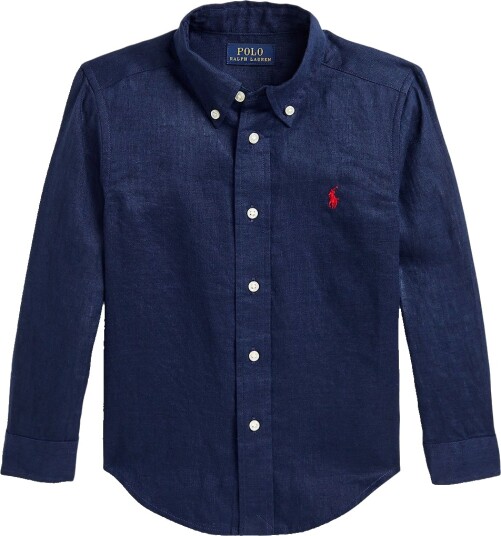 Ralph Lauren Kids 17/1 Pd Linen V1-Clbdppc-Si-Sps Navy 132-137 Ralph Lauren Kids 17/1 Pd Linen V1-Clbdppc-Si-Sps Navy 132-137