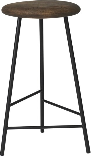 Warm Nordic Pebble Barkrakk H65 Røkt Eik/ Sort