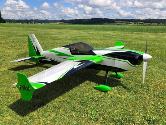 Pilot-RC Laser 60inch ARF White/Green/Black
