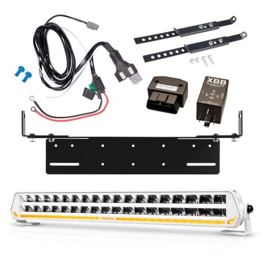 Ekstralys PURELUX Panther S540 Hvit   Rett / 54 cm / 216W / Ref. 30 1 stk   Komplett sett med justerbar holder + XBB Dongle og PowerUnit