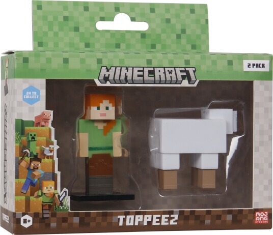 Minecraft 3D Figure 2-Pack Alex & Sheep