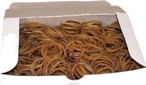 Gummibånd 60 Gummi Gul Pakke Med 250 G