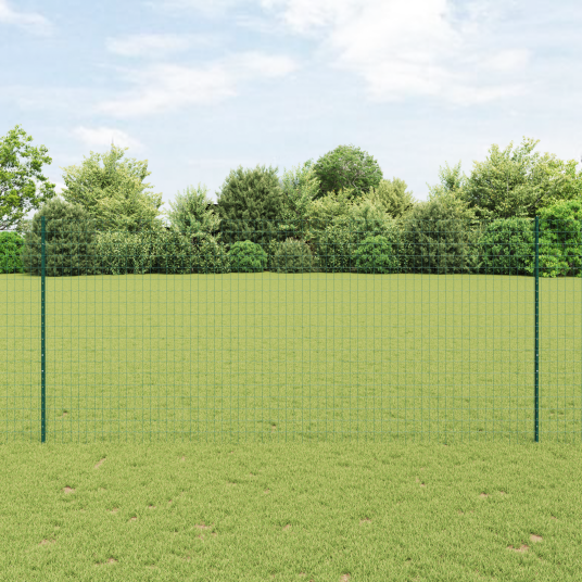 Gjerde med innlegg. grønn 1.4 x 10 m Stål Gjerde med innlegg. grønn 1.4 x 10 m Stål