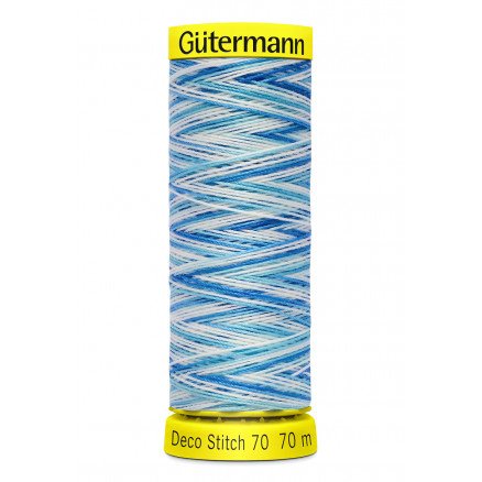 Gütermann Deco Stitch Multi 70 Lyseblå sytråd Polyester 9954 70m