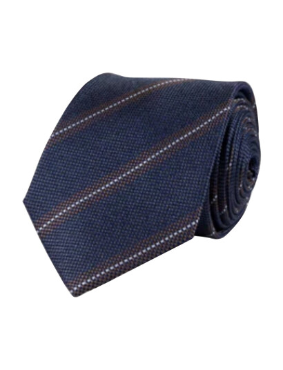 Portia 1924 Regimental Silk Tie - Grey - ONE SIZE Portia 1924 Regimental Silk Tie - Grey - ONE SIZE