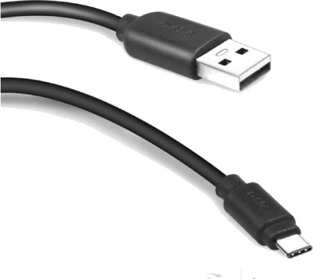 Sbs Tecablemicroc30k 1,5 M Usb A Usb C Usb 3.2 Gen 1 3.1 Gen 1 Hankjønn/Hankjønn Sort