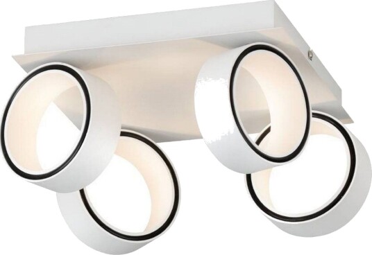 LED-spotlight Eglo Albariza Hvit 4 Lamper - 4 Lamper