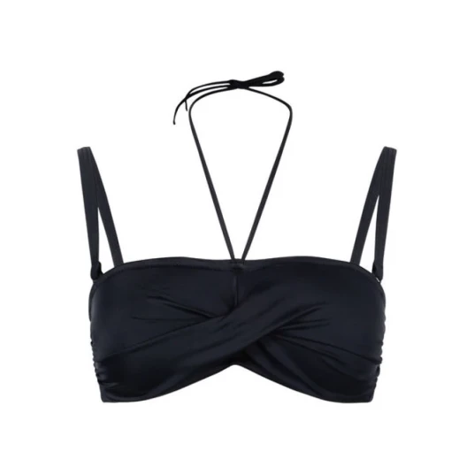 Wiki Basic Bandeau Bikini Top Svart E 75 Dame