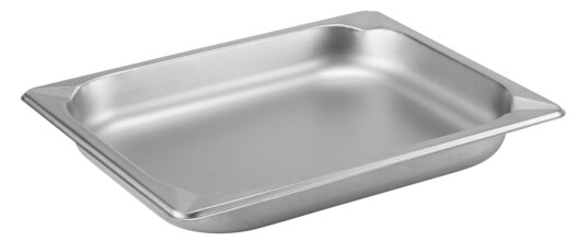 PULSIVA Kantine Profi GN 1/2; Størrelse GN 1/2, 1.9l, 32.7x26.5x4 cm (LxBxD); Stålgrå
