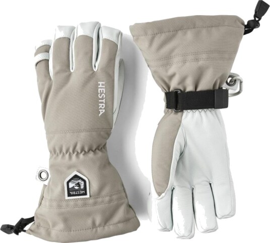 Hestra Army Leather Heli Ski 5 finger Khaki 11