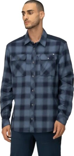 Norrøna Femund Flannel Shirt M's Navy Blazer S