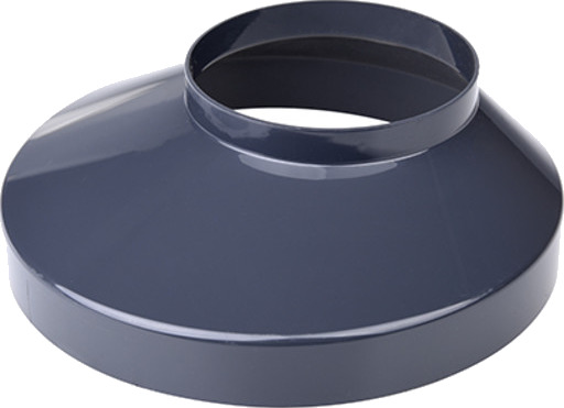 Plastmo kumkrage Ø75x150mm, grafitt gray 75x150 mm