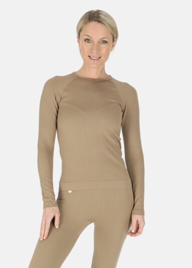 Swedemount Ribbed Seamless Long Sleeve W