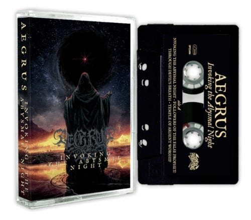 Aegrus  Invoking the Abysmal Night  Kassett