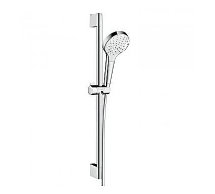 Hansgrohe Croma Select S 1jet dusjsett 650 mm, Hvit/Krom Hansgrohe Croma Select S 1jet dusjsett 650 mm, Hvit/Krom