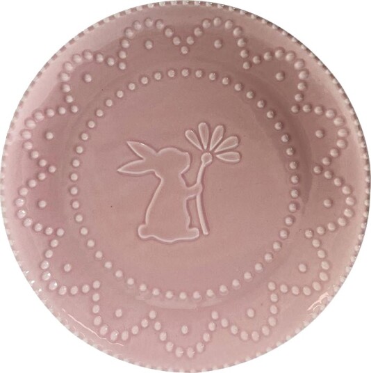 Seasons Easter Collection Tallerken m/Hare 21cm Rosa