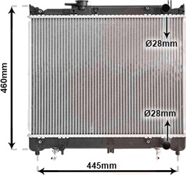 VAN WEZEL 52002071 Radiator motorkjøling VAN WEZEL 52002071 Radiator motorkjøling