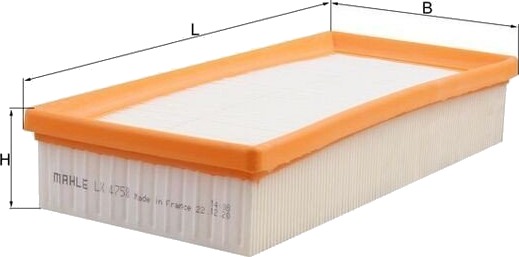 Luftfilter MAHLE ORIGINAL LX 4758 Luftfilter MAHLE ORIGINAL LX 4758