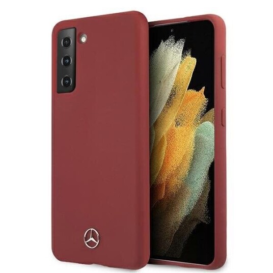 Mercedes Mehcs21ssilre S21 G991 Rød/Rød Hardcase Silicone Line