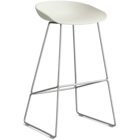 Hay AAS 38 2.0 Barstol 75 cm Rustfritt Stål / Melange Cream