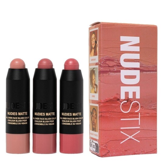 Nudestix Mini Nudies Matte All Over Face Blush Kit