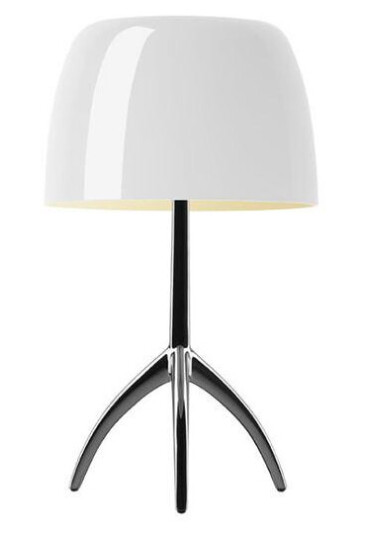 Foscarini Lumiere Bordlampe Grande Varm Hvit Champagne med Dimmer Foscarini Lumiere Bordlampe Grande Varm Hvit Champagne med Dimmer