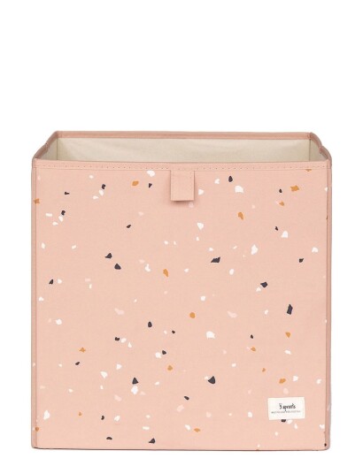3 Sprouts Oppbevaringsboks Terrazzo/clay Pink 33x33x33cm 3 Sprouts Oppbevaringsboks Terrazzo/clay Pink 33x33x33cm